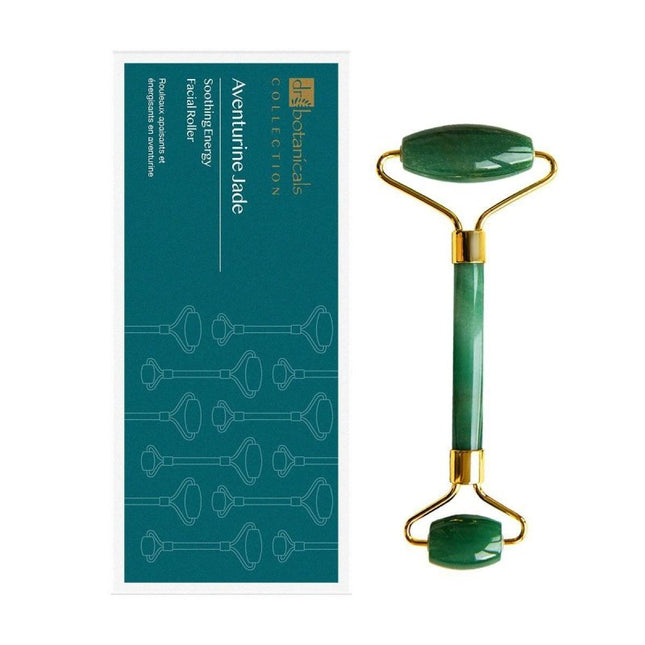 skinChemists US - Aventurine Jade Soothing Energy Facial Rollers (Gold Metal Handle)