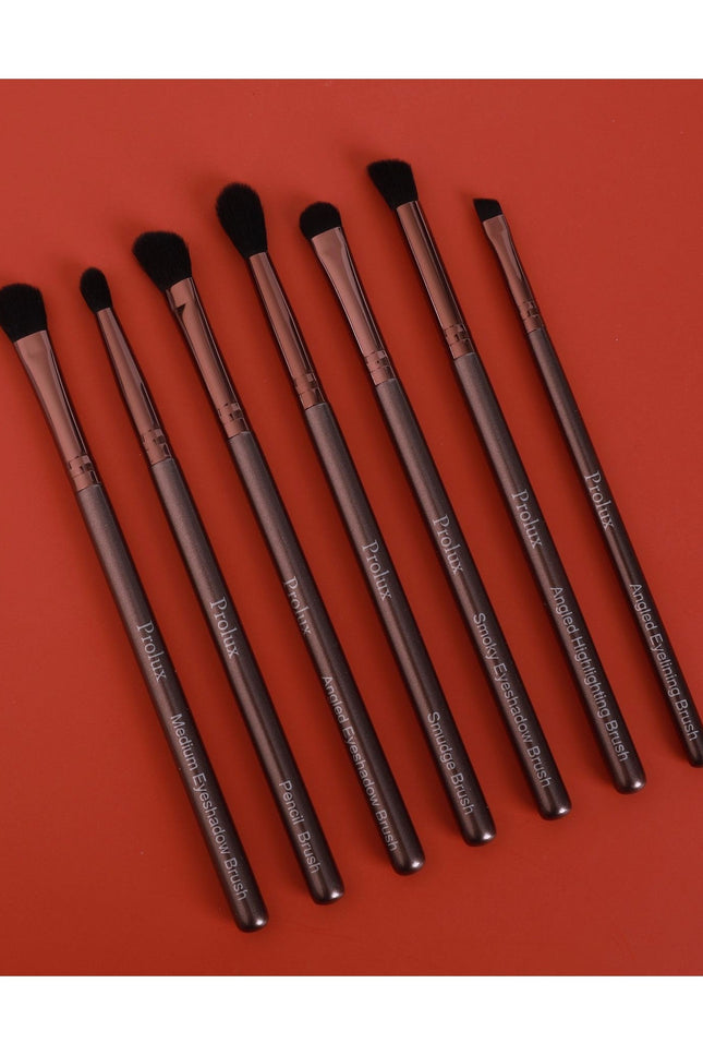 Prolux Cosmetics - Deluxe Eye Essentials 7pc Brush Set