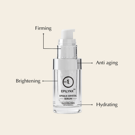EpiLynx - Vegan EpiSilk, Crystal Wrinkle Smoothing Face Serum - Intense Brightening and Firming Wrinkle Fix for Sensitive Skin