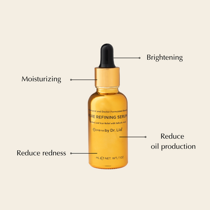 EpiLynx - Pore Refining, Illuminating Serum with Lactic and Salicylic Acid - Gentle