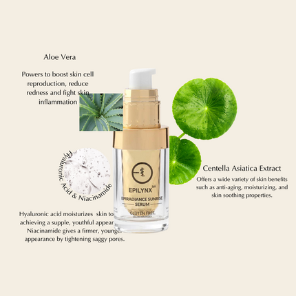 EpiLynx - Sunrise Nourishing & Firming Serum for Sensitive Skin - Radiant Glow & Hydration