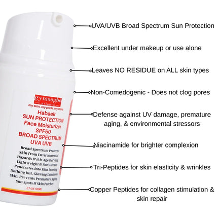Gymsegbë - Habaek Sun Protection Face Moisturizer SPF50