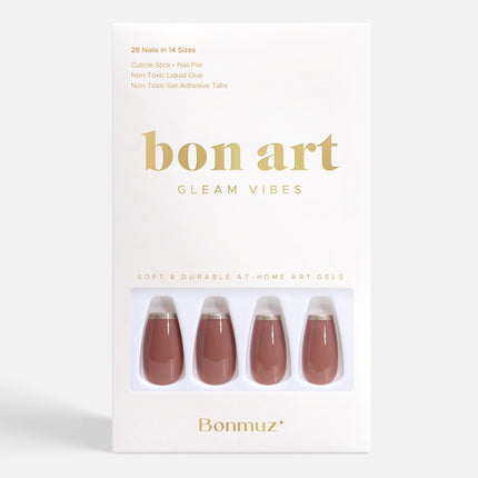 Bonmuz - Rose Fantasy | Soft & Durable Press-On Nails
