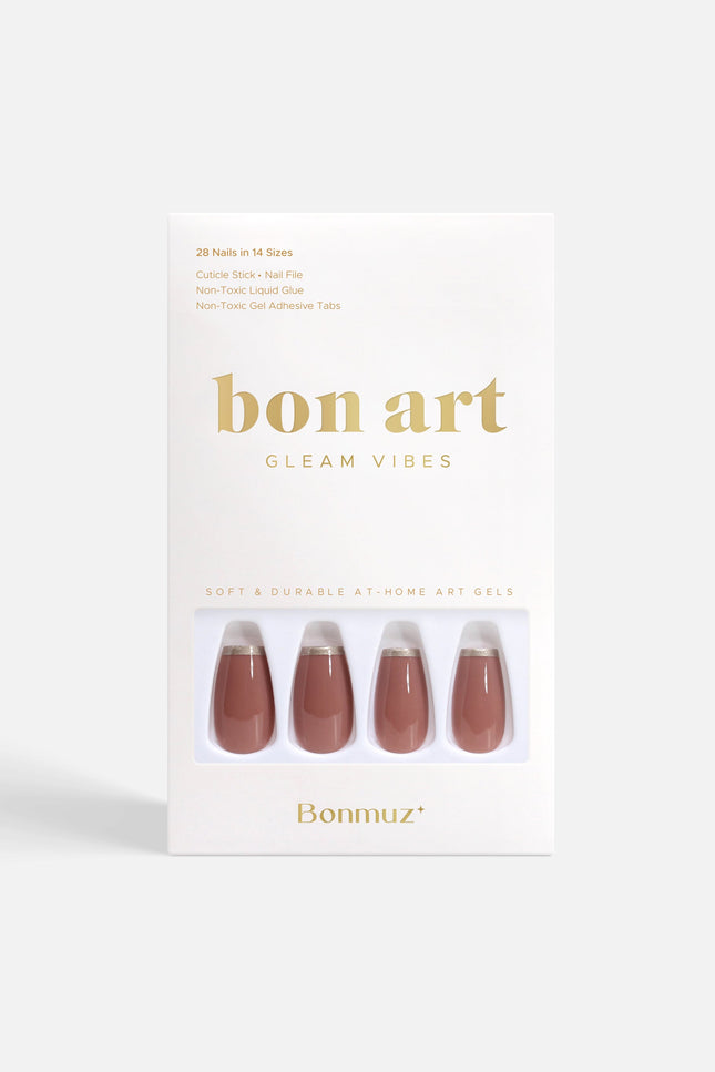 Bonmuz - Rose Fantasy | Soft & Durable Press-On Nails