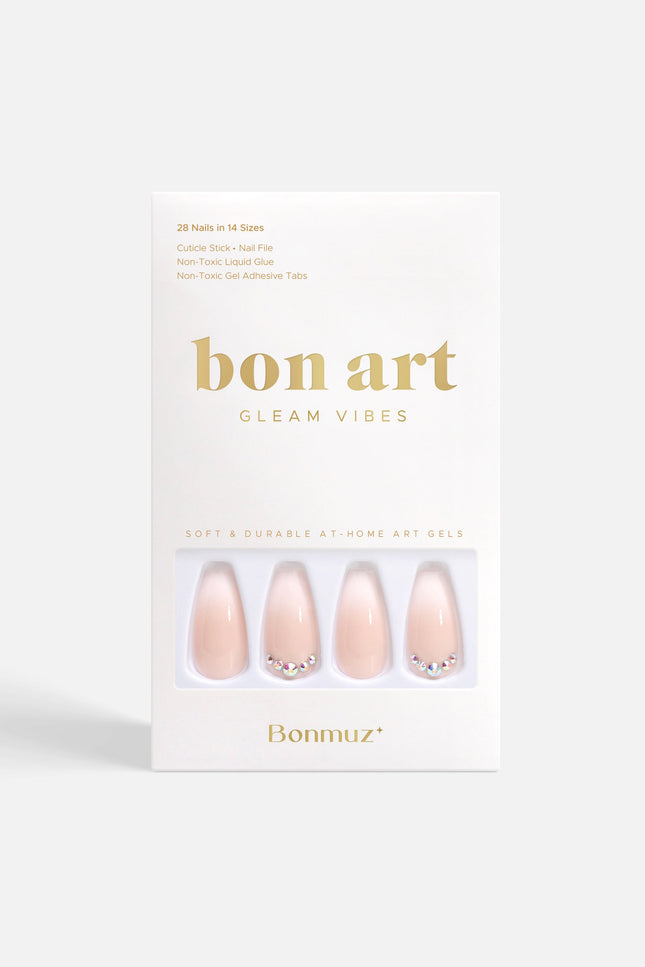 Bonmuz - Strawberry Mousse | Soft & Durable Press-On Nails