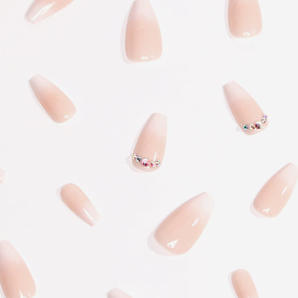 Bonmuz - Strawberry Mousse | Soft & Durable Press-On Nails