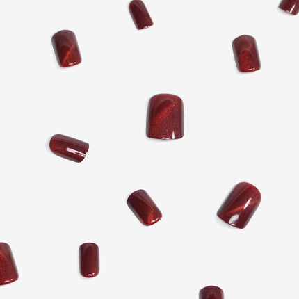 Bonmuz - Starlite Red | Soft & Durable Press-On Nails