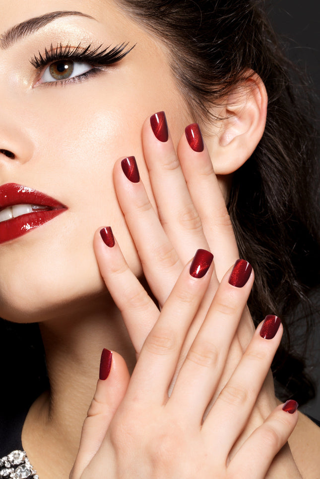 Bonmuz - Starlite Red | Soft & Durable Press-On Nails