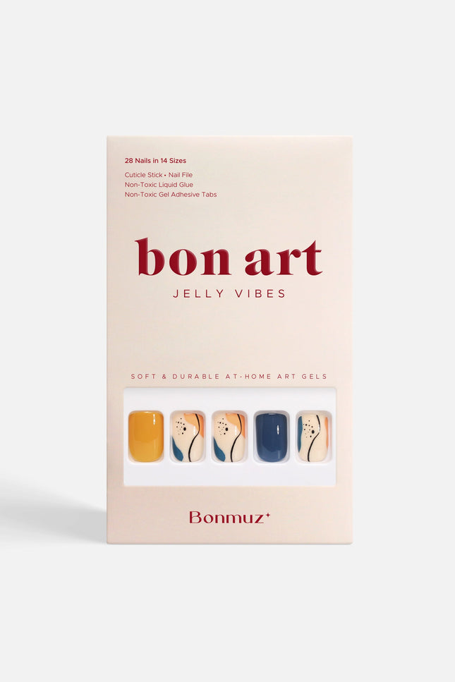 Bonmuz - Tangerine Garden | Soft & Durable Press-On Nails