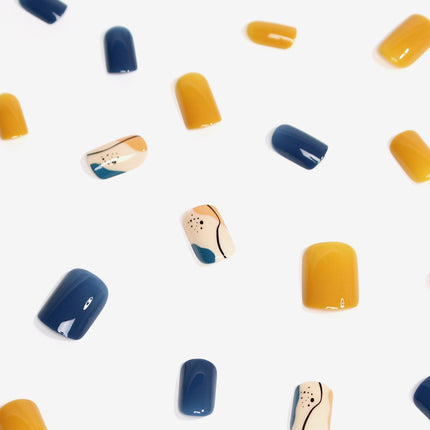Bonmuz - Tangerine Garden | Soft & Durable Press-On Nails