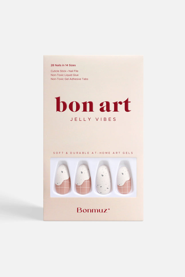 Bonmuz - Sundaes and Cones | Soft & Durable Press-On Nails