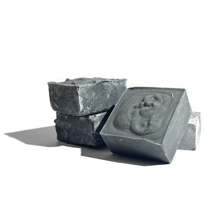 by valenti® - Black Clay Facial Soap with Activated charcoal + Hematite + Aloe vera