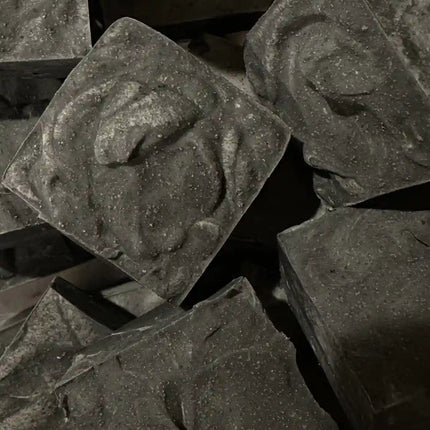 by valenti® - Black Clay Facial Soap with Activated charcoal + Hematite + Aloe vera