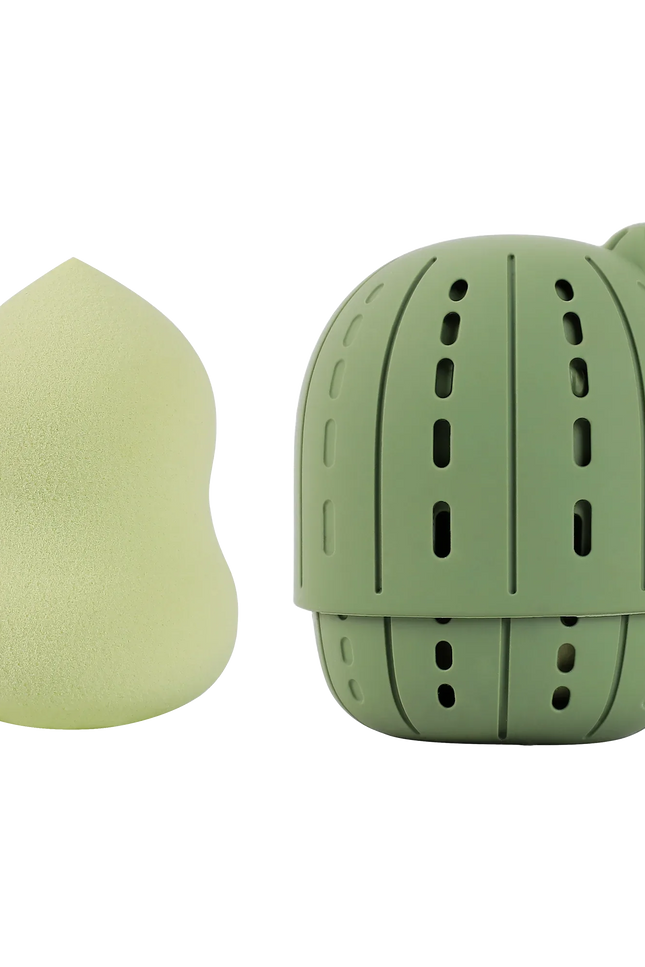Profusion Cosmetics - Desert Sage | Blend & Wander Makeup Sponge with Cactus Case