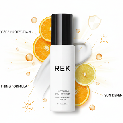 REK Cosmetics - Brightening Day Protection – Daily Brightening SPF Moisturizer | REK Cosmetics