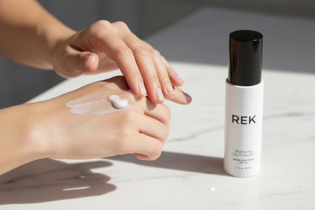 REK Cosmetics - Brightening Day Protection – Daily Brightening SPF Moisturizer | REK Cosmetics