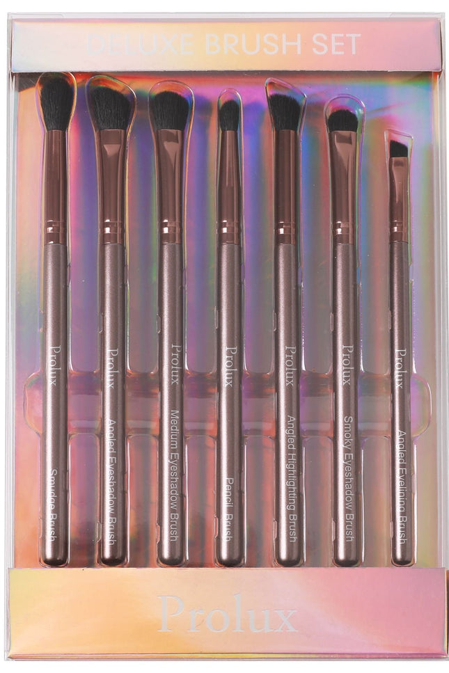 Prolux Cosmetics - Deluxe Eye Essentials 7pc Brush Set