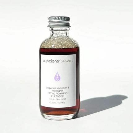 by valenti® - Bulgarian Lavender & Mandarin Facial Foaming Cleanser with Sweet almond oil + Lavender extract