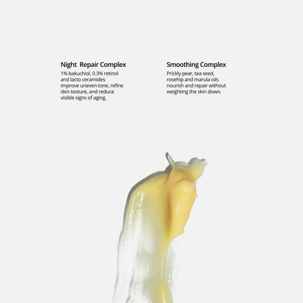 by valenti® - Bakuchiol Night Repair Cream Bakuchiol 1% + Retinyl Palmitate .3% + Hyaluronic acid + Ceramides