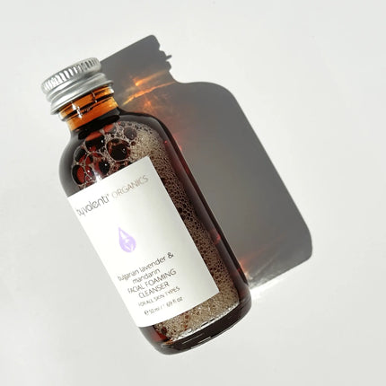 by valenti® - Bulgarian Lavender & Mandarin Facial Foaming Cleanser with Sweet almond oil + Lavender extract