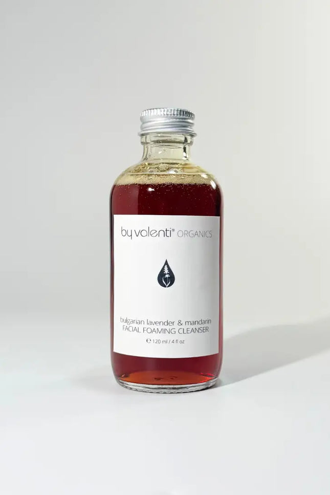 by valenti® - Bulgarian Lavender & Mandarin Facial Foaming Cleanser with Sweet almond oil + Lavender extract