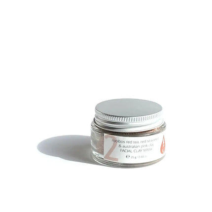 by valenti® - Rooibos Red Tea, Red Seaweed & Australian Pink Clay Facial Mask with Vitamin C + Aloe vera + Vitamin E