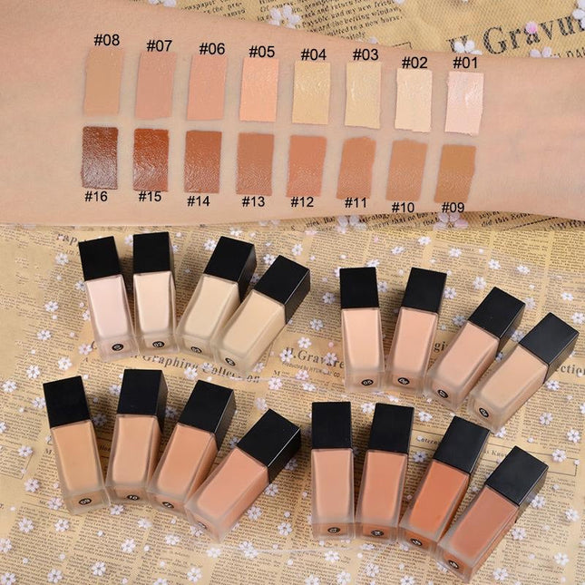 EpiLynx - Healthy Skin Liquid Full Coverage Matte Makeup Foundation with SPF 30