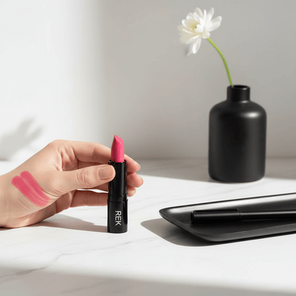 REK Cosmetics - REK Matte Lipstick — Luxury Clean, Long-Lasting Vegan Formula | REK Cosmetics
