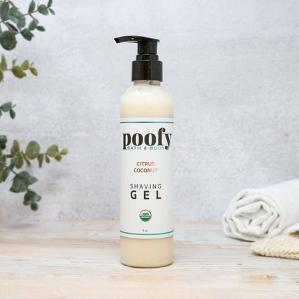 Poofy Organics - Citrus Coconut Shaving Gel Organic