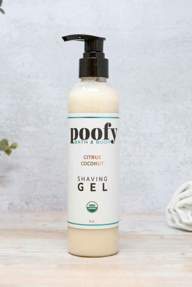 Poofy Organics - Citrus Coconut Shaving Gel Organic