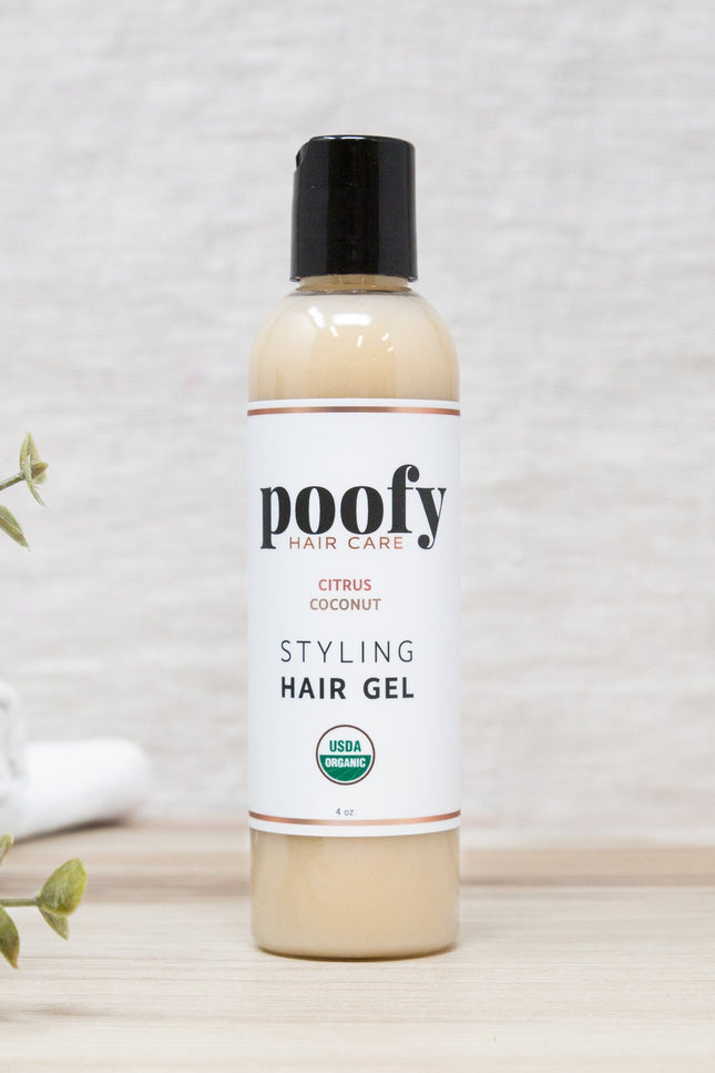Poofy Organics - Citrus Coconut Styling Hair Gel Organic