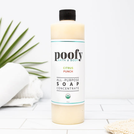 Poofy Organics - Citrus Punch All-Purpose SOAP Concentrate Organic