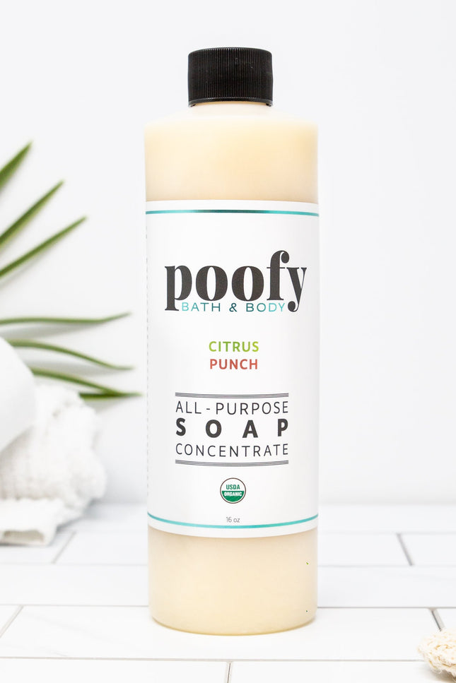 Poofy Organics - Citrus Punch All-Purpose SOAP Concentrate Organic