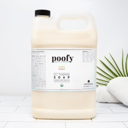 Poofy Organics - All-Purpose SOAP Concentrate GALLON Organic