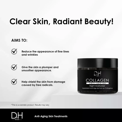 skinChemists US - Dr H Collagen Anti-Ageing Night Moisturiser 60ml