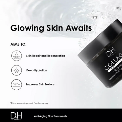 skinChemists US - Dr H Collagen Anti-Ageing Night Moisturiser 60ml