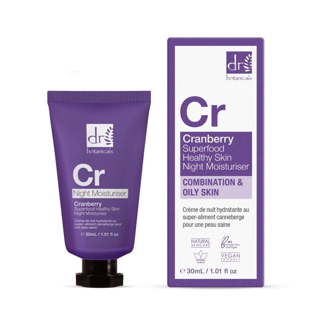 skinChemists US - Cranberry Superfood Healthy Skin Night Moisturiser 30ml