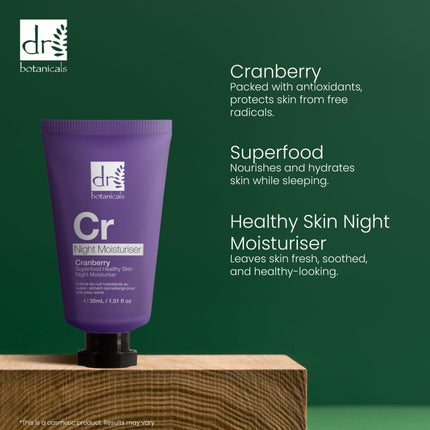 skinChemists US - Cranberry Superfood Healthy Skin Night Moisturiser 30ml