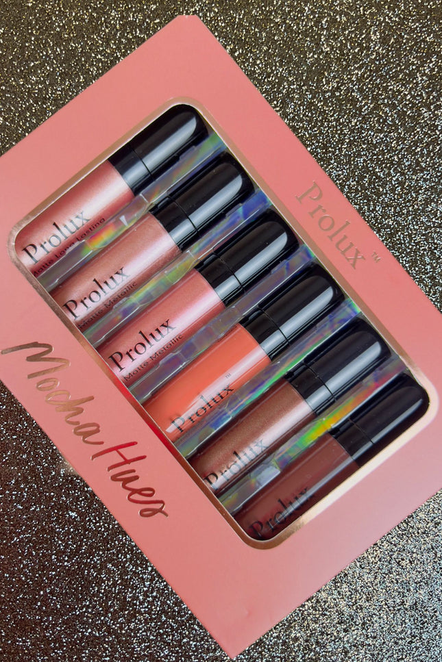 Prolux Cosmetics - Mocha Hues Liquid Lipstick Set