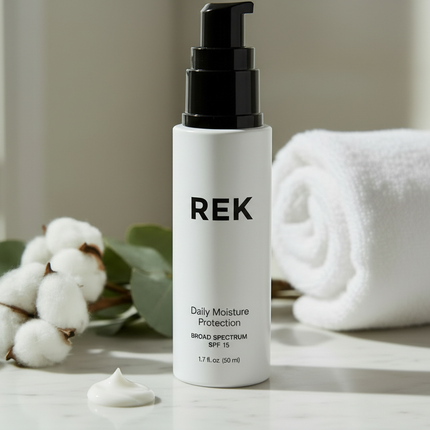 REK Cosmetics - Daily Moisture Protection – Hydrating SPF Moisturizer | REK Cosmetics