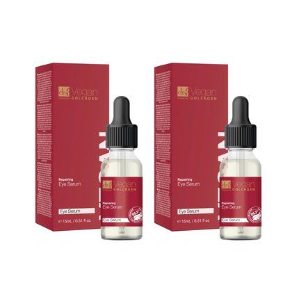 skinChemists US - Dr Botanicals Vegan Collagen Repairing Eye Serum 15ml Twin Value Savings Pack