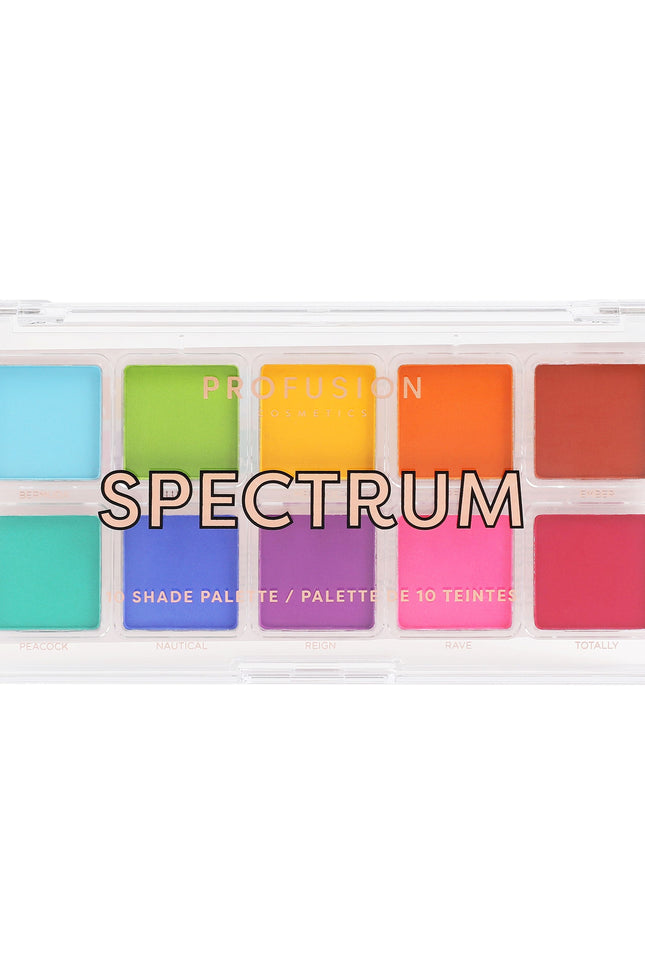 Profusion Cosmetics - Essentials 10 Shade Palette – Spectrum