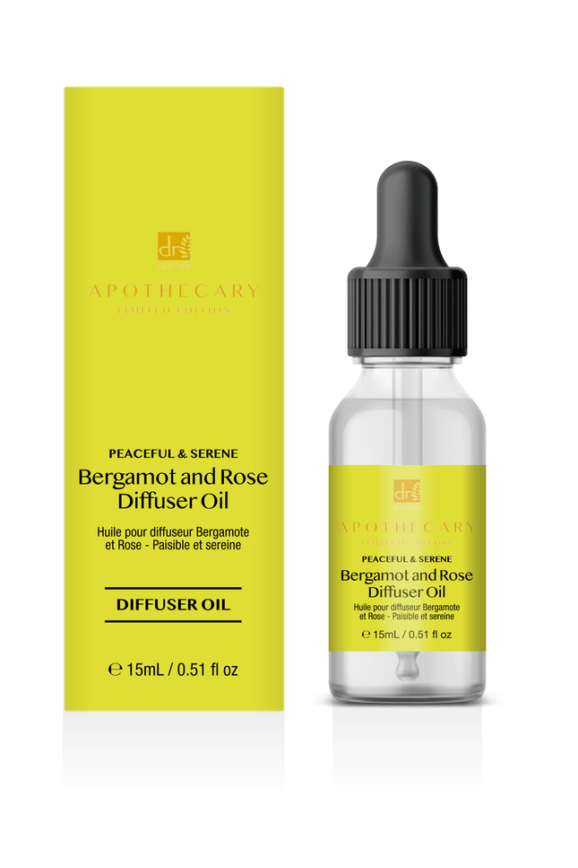 skinChemists US - Dr Botanicals Peaceful & Serene Bergamot & Rose Diffuser Oil 15ml Twin Value Savings Pack