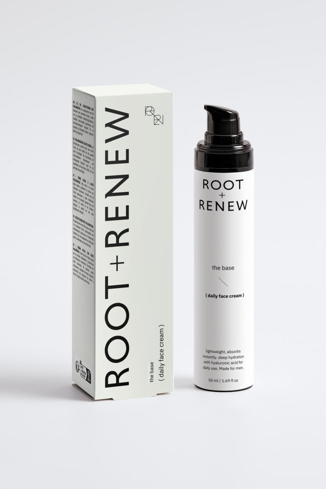 Root & Renew - The Base — Daily Face Cream for Men