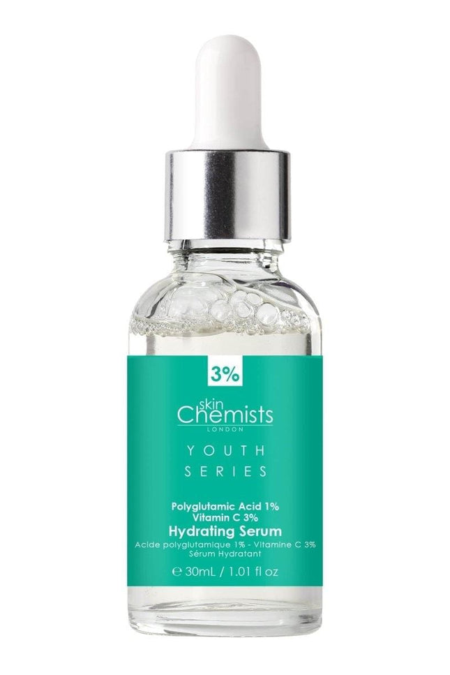skinChemists US - Hydrating Serum Polyglutamic Acid 1%, Vitamin C 3% 30ml