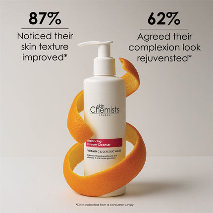 skinChemists US - Balancing Vitamin C & Glycolic Acid Cream Cleanser 200ml