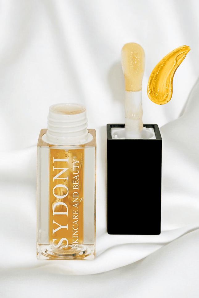 Sydoni - EMBRACE LIP OIL-SHEER YELLOW with JOJOBA AND SUNFLOWER OILS Net. Wt. 0.16oz 4.8ml