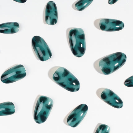 Bonmuz - Emerald Amber | Soft & Durable Press-On Nails
