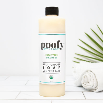 Poofy Organics - Eucalyptus Spearmint All-Purpose SOAP Concentrate Organic