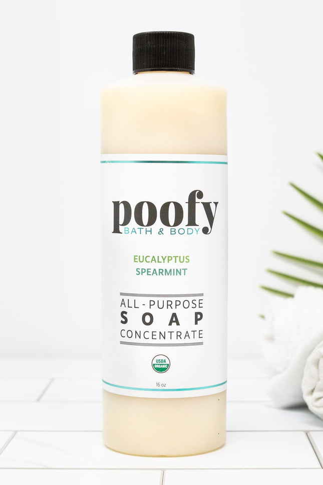 Poofy Organics - Eucalyptus Spearmint All-Purpose SOAP Concentrate Organic